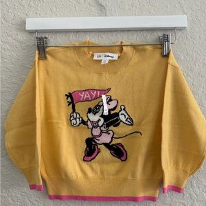 babyGap x Disney Minnie Mouse Intarsia Sweater – Size 2 – NWT